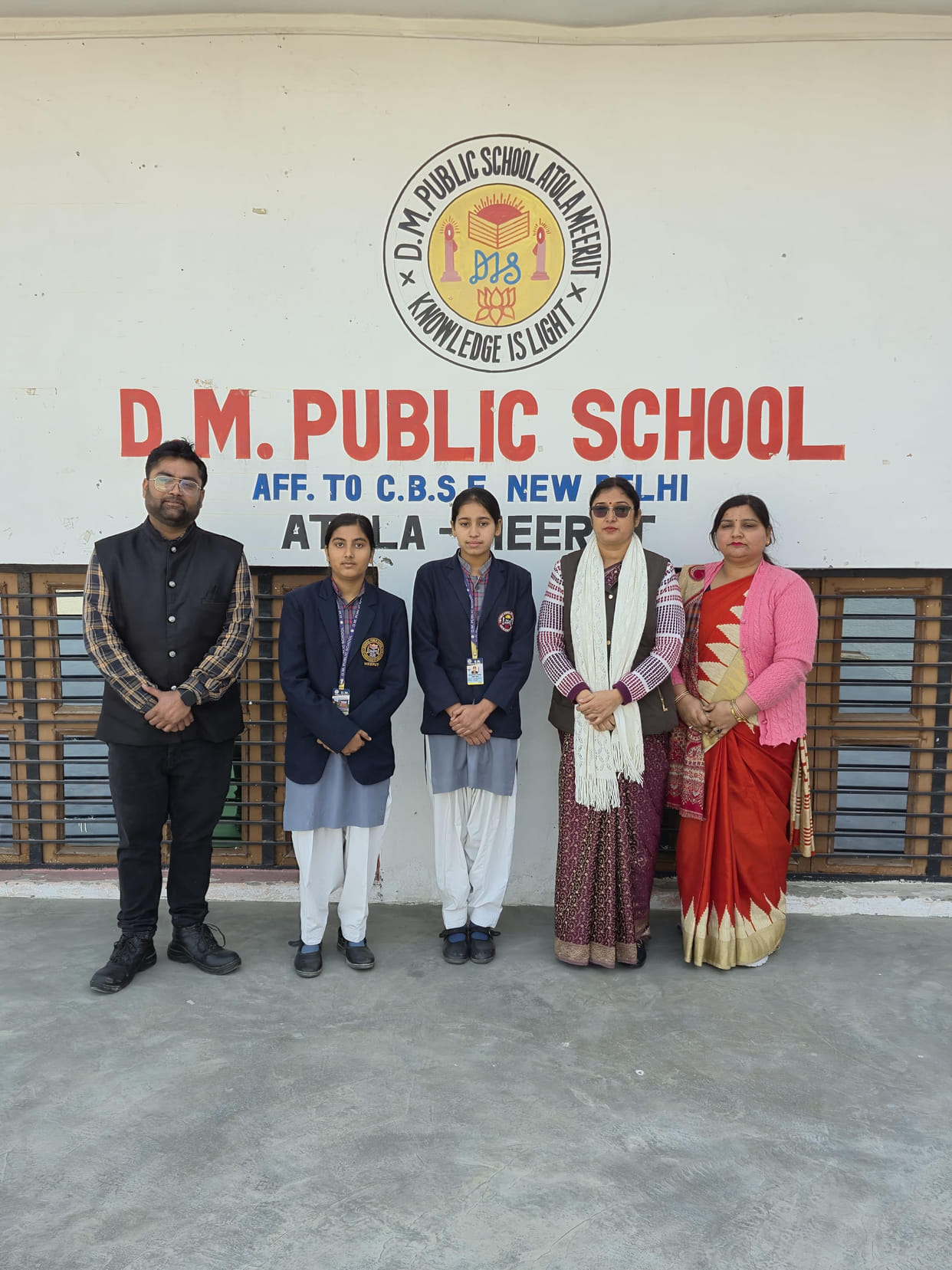Akanksha and Khushmeet selected for Vigyan Manthan exam