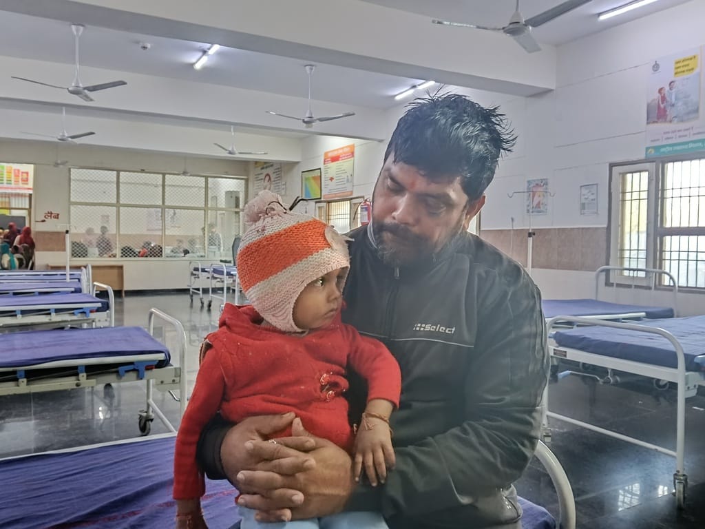 The strike's impact was visible on the second day; a two-year-old child with a fractured arm could not receive treatment
