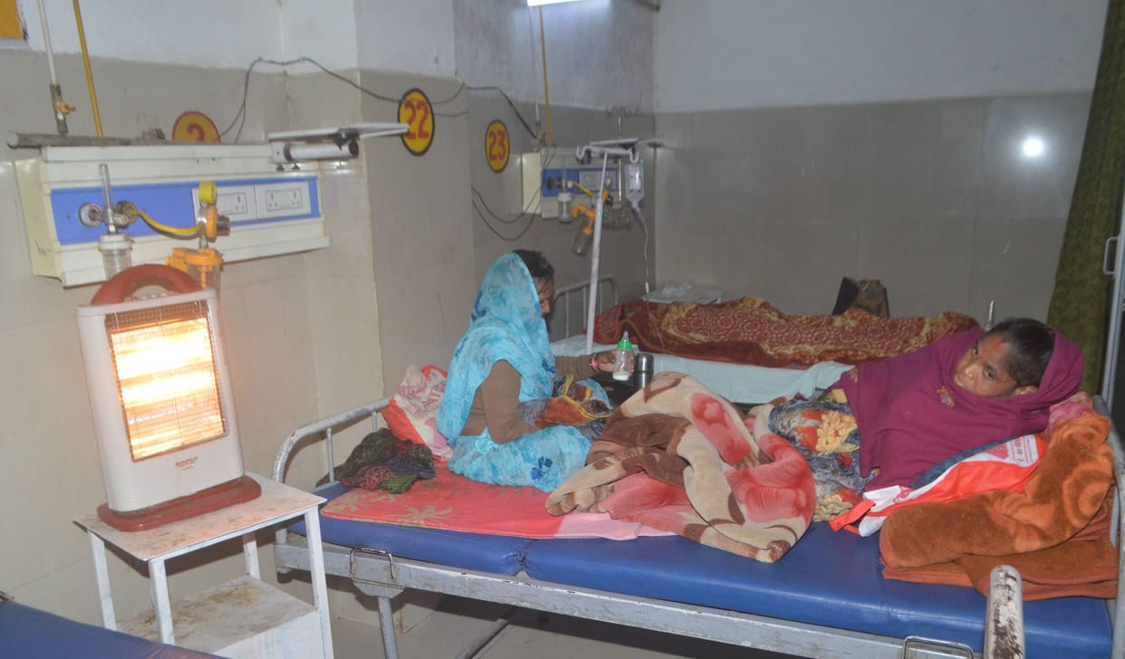 Pregnant women got relief due to installation of heaters in the wards.