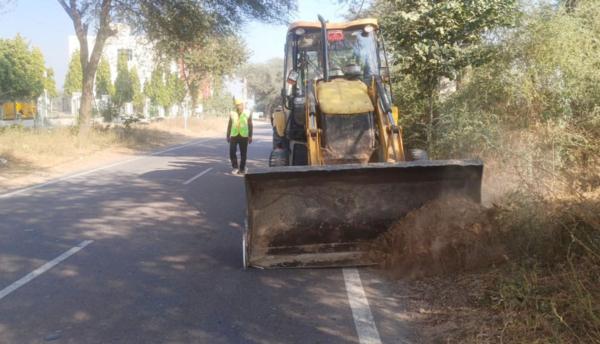 An employee was killed in an accident; the company launched a road safety campaign