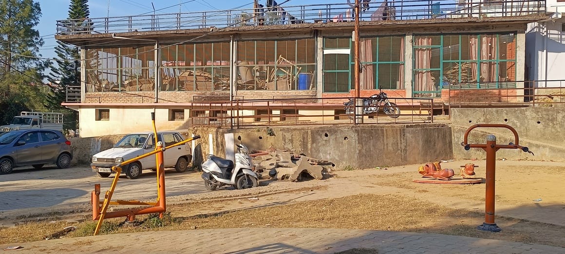 Those who beautified the park of Ghumarwin are silent, questions on their working style