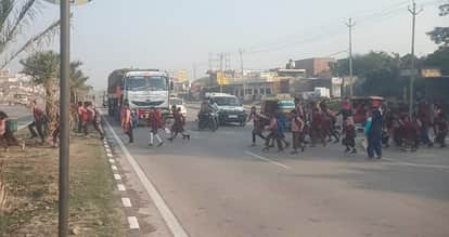 The school is across the road, 179 children have dropped in three years