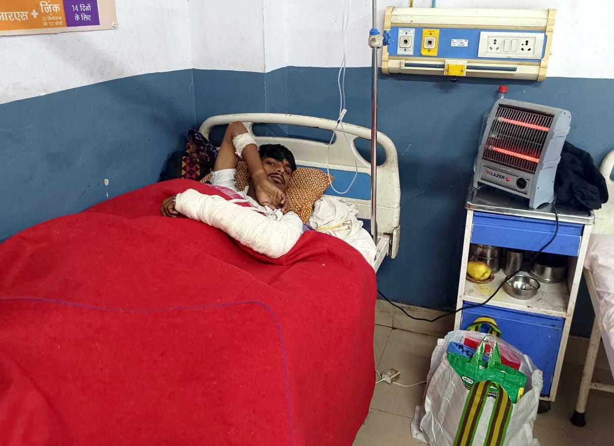 Patients received thick blankets and heaters.