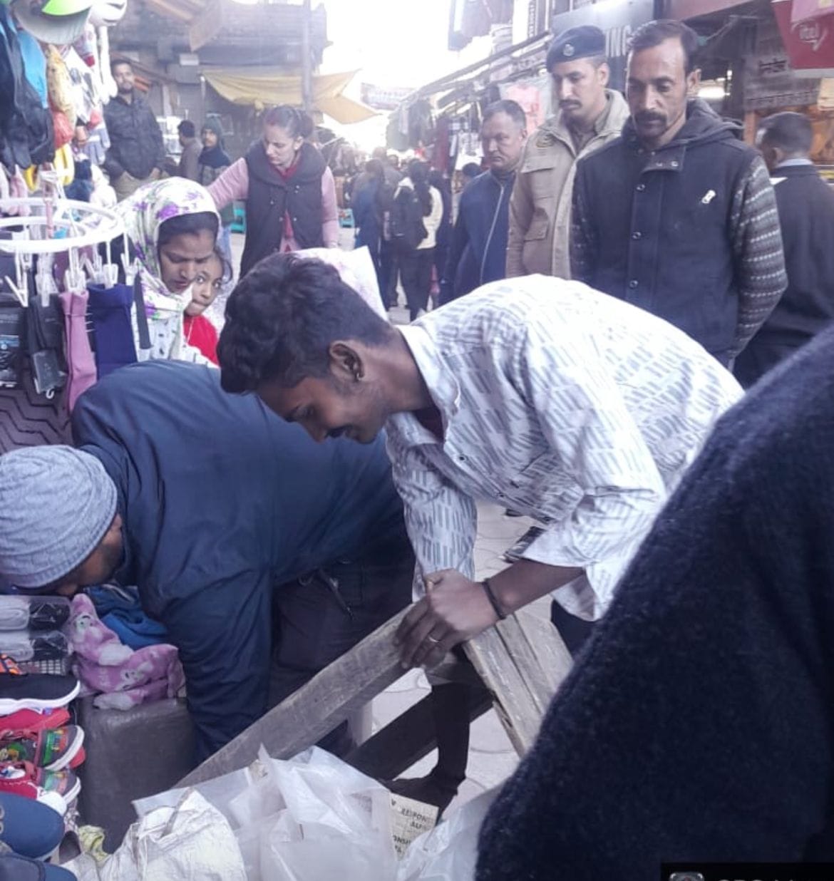 Action taken against encroachment on NH in Theog