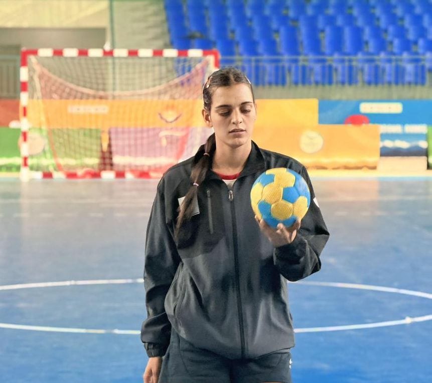 Asha Rani shines in handball at the international level.