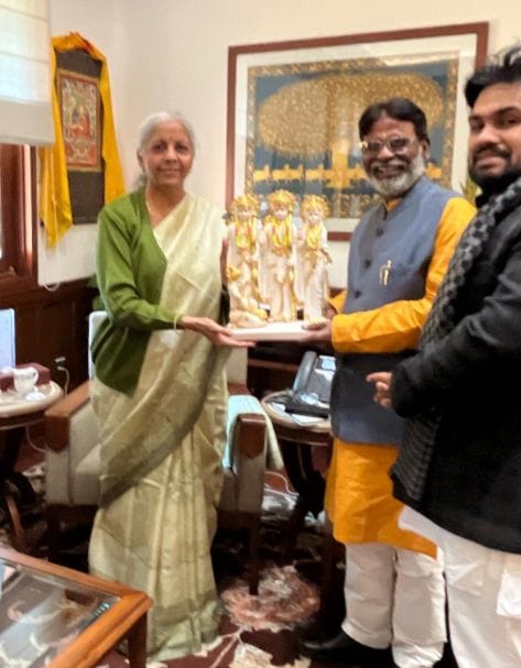 CA Nitin met with the Finance Minister.