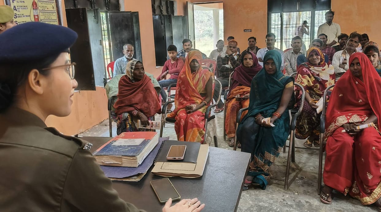 Under Mission Shakti, village Chaupals were held, four cases were resolved