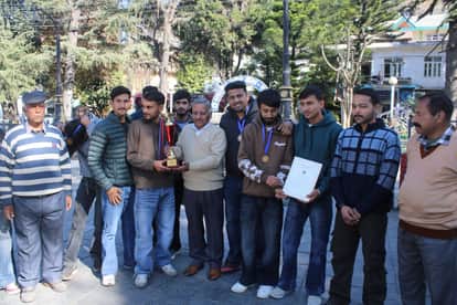 Chamba College got bronze medal in Inter College Hockey Competition