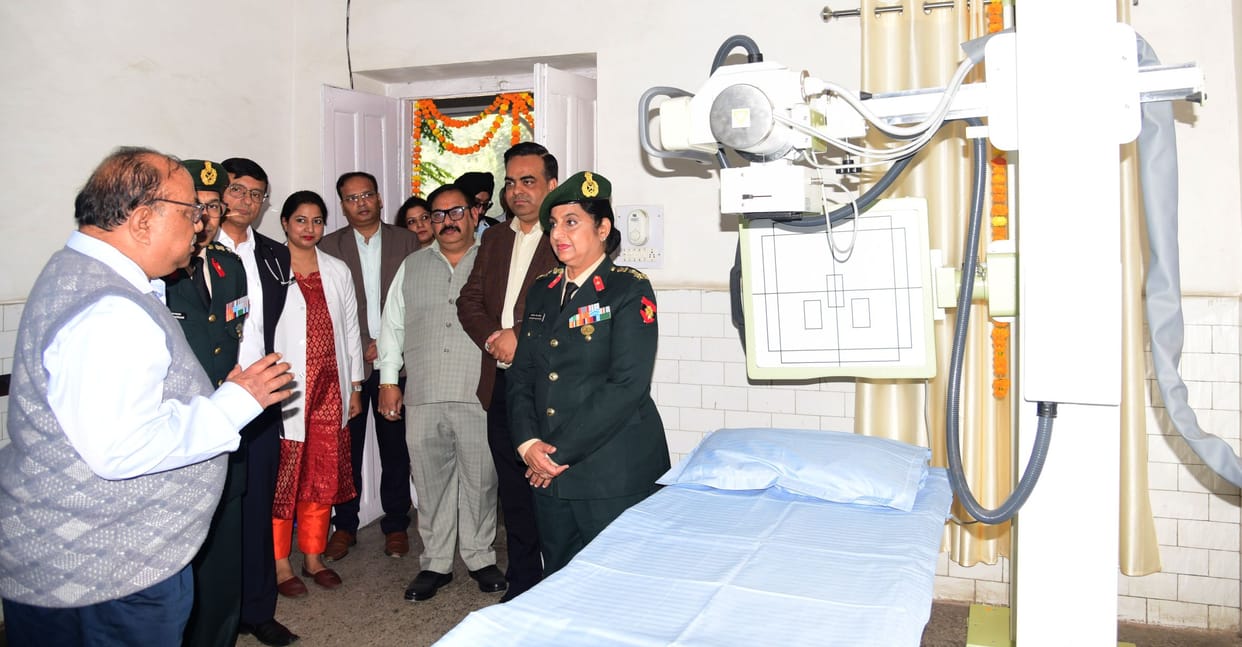 Cantonment Hospital gets digital X-ray machine and dental chair