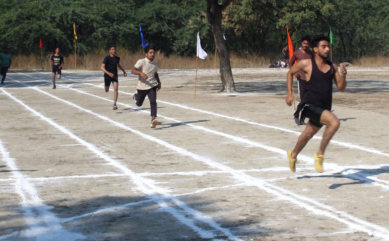 Participants showed their strength in running, shot put and javelin throw.