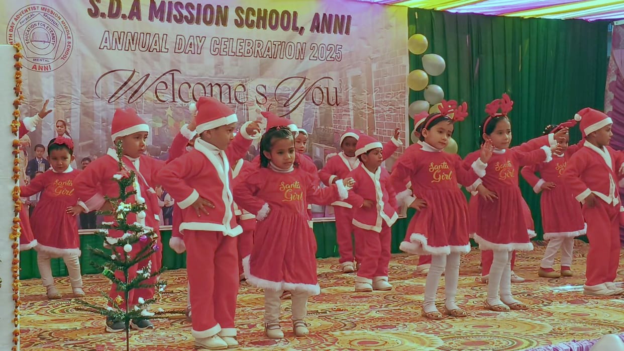 Meritorious students were honored in the annual function of SDA Mission School.
