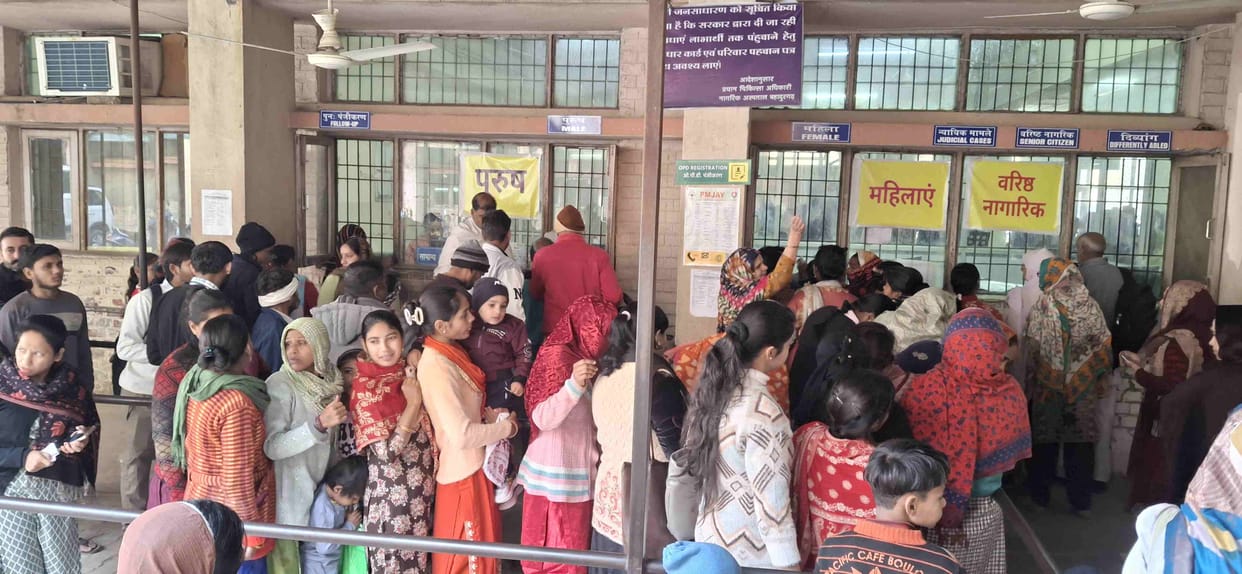 Due to the strike, the discharge of admitted patients has been delayed.