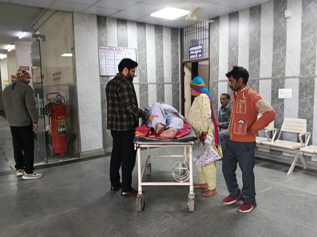 Amidst the doctors' strike, 600 patients were treated and the civil surgeon performed caesarean operations
