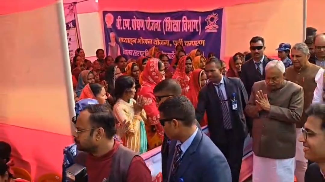 Motihari Bihar News Nitish Kumar visited East Champaran for the first time since becoming Chief Minister