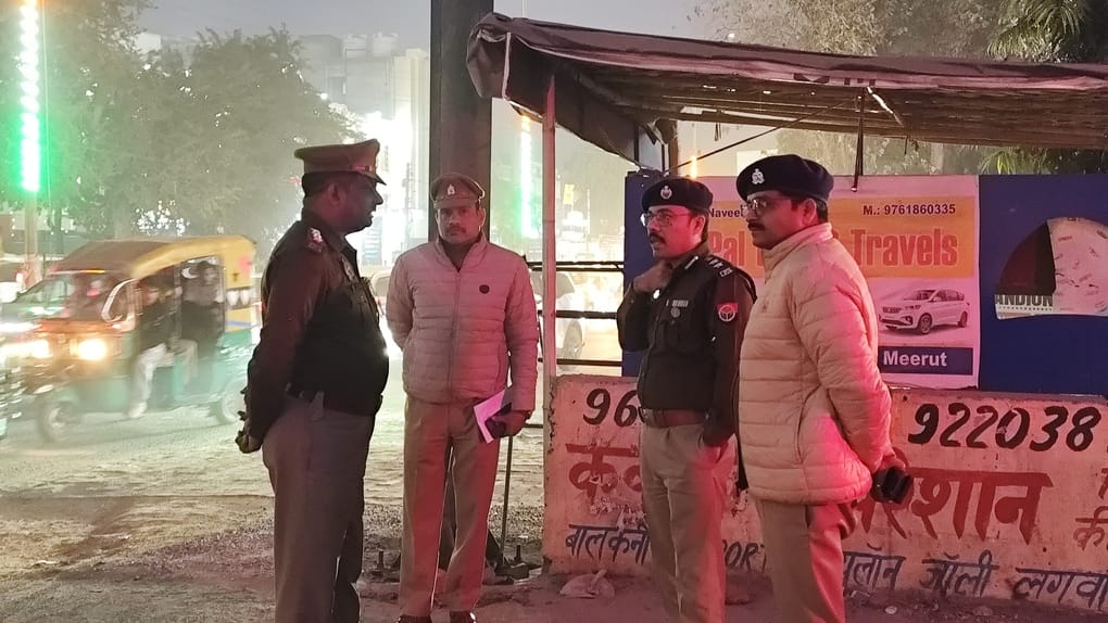 Heavy traffic jam in Ganganagar; Captain himself came on the road as the situation worsened.