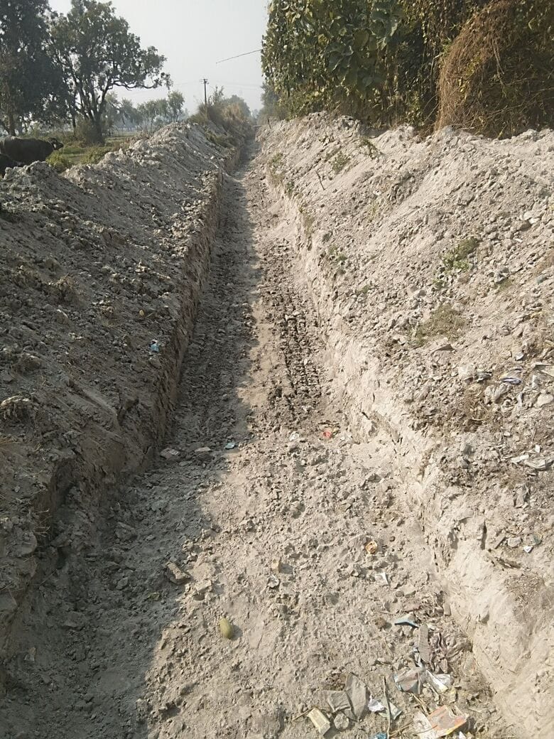 The canal is dry, how will irrigation be done?