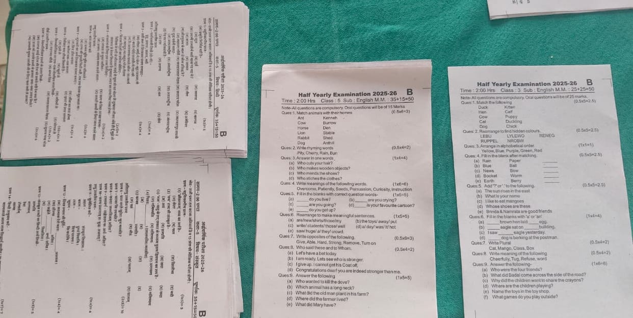 Open question papers were sent to schools, raising questions about the integrity of the examination.