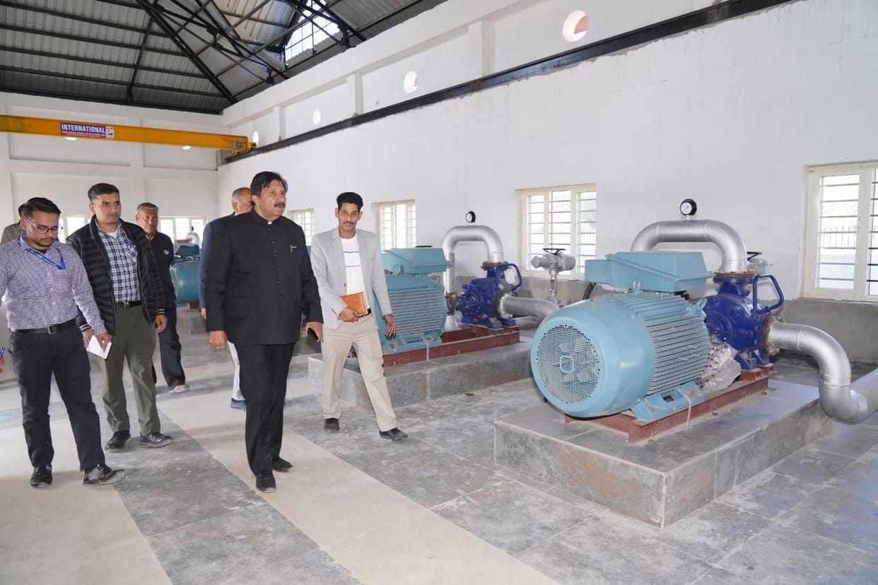 A water storage tank with a capacity of 50 lakh liters is ready in the Polian area.