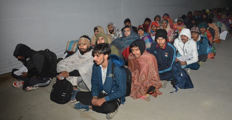 Candidates from Jhajjar and Panipat showed great enthusiasm in the army recruitment drive.