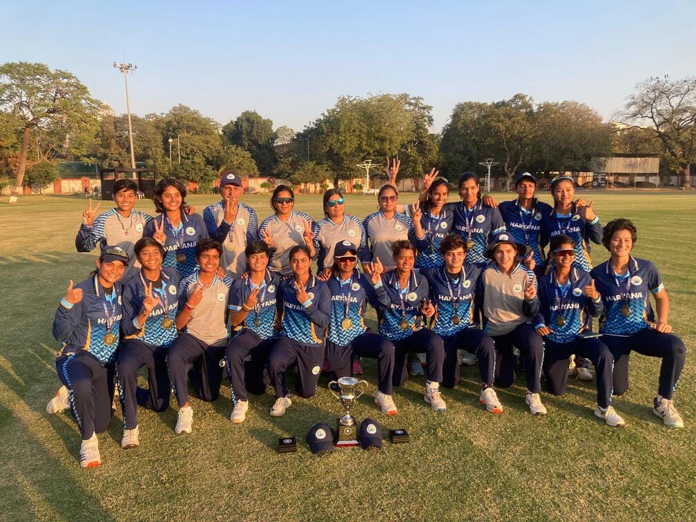 Haryana won the T20 women's trophy, and Sonia was named Player of the Series.