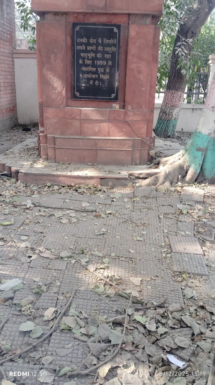 An appeal has been made to repair the martyrs' memorial.