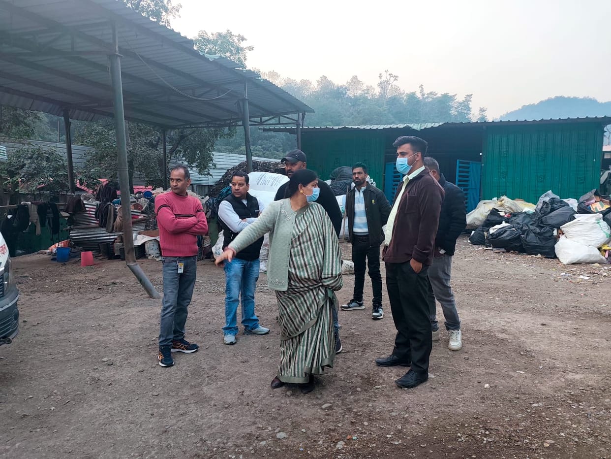Inspected the solid waste management center