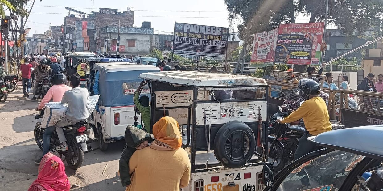 Setu Corporation will construct an overbridge at the Jharkhandi railway crossing