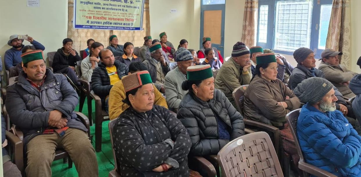 Departmental schemes were explained to the villagers in Chitkul.