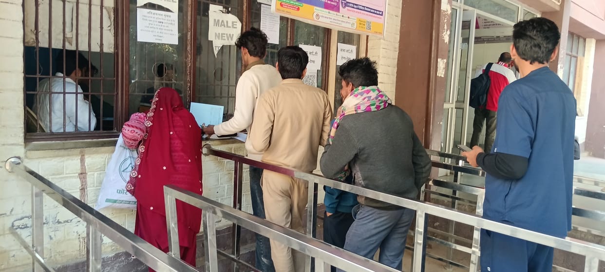 No operation has been done in the Civil Hospital for the last three days.