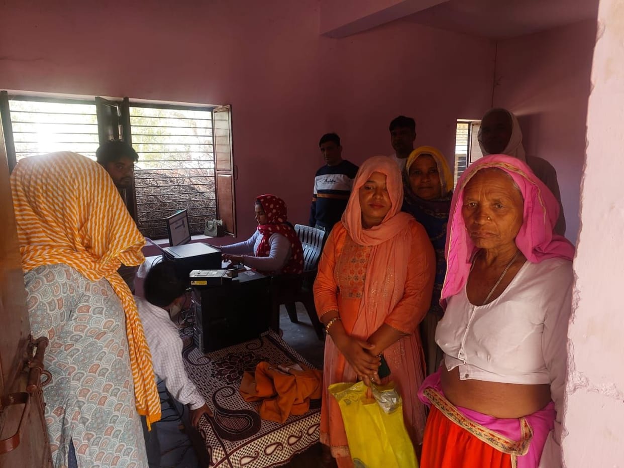 Aadhaar cards of 22 people were updated.