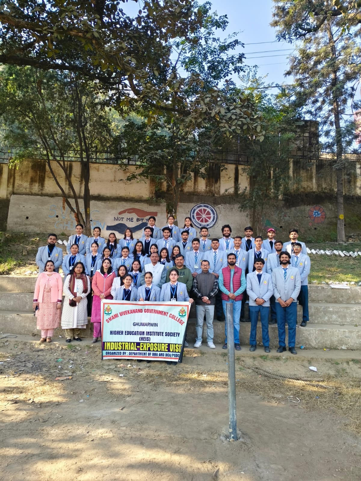 Students of Ghumarwin College BBA Department left for educational tour