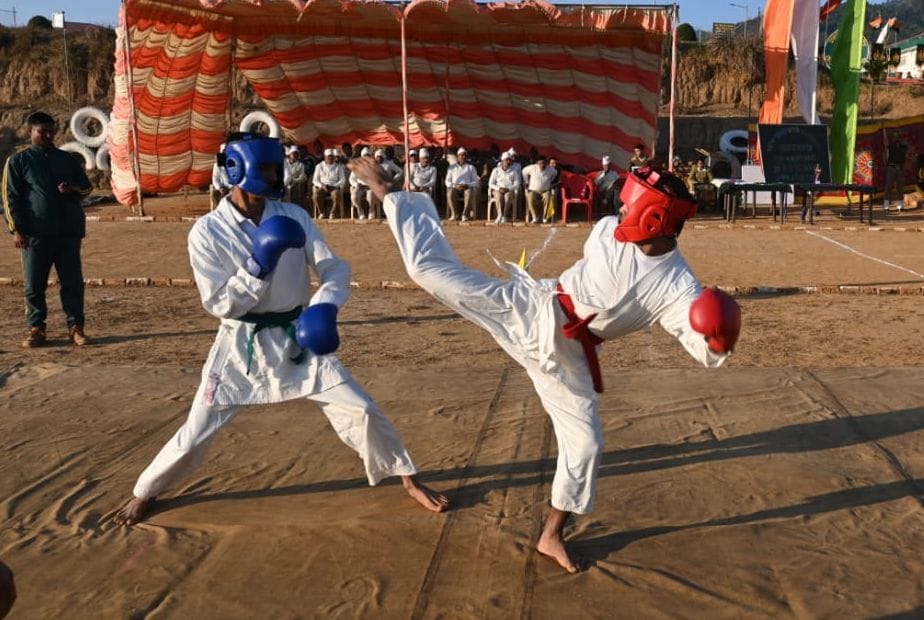 Himveers of Mirthi won the Karate competition