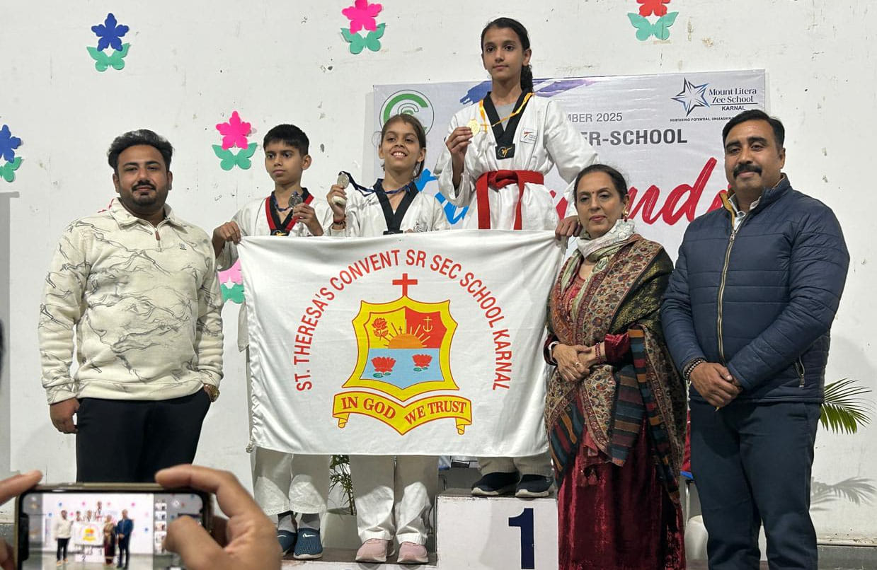 Divyanshi won gold, Bhavya and Saksham won silver in Taekwondo.