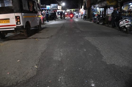 PWD got the dug up road near Bottle Neck repaired.