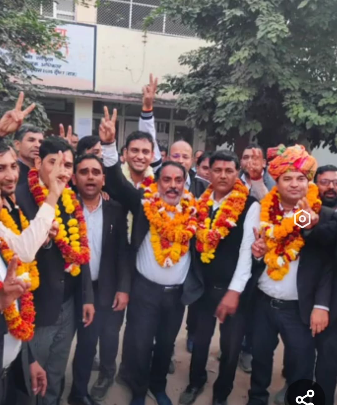 दौसा बार एसोसिएशन के चुनाव में विजेता बने कुंजबिहारी शर्मा