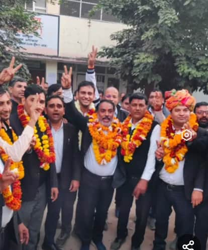 Dausa Bar Association Elections: Kunjbihari elected president for 2nd consecutive term, other office bearers
