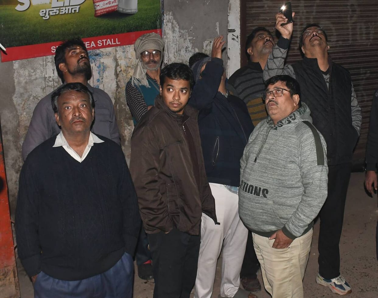 A fire broke out in a medicine shop due to a short circuit