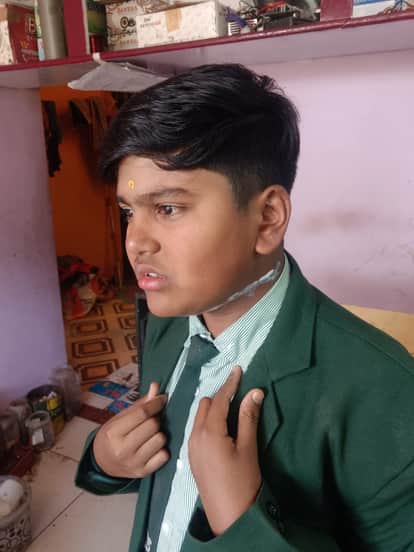 An innocent child was caught in Chinese manjha, suffering a 4-inch-long cut on his neck.