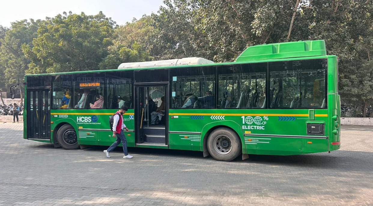 Worrying... The city bus running in the IMT area is getting only three to five passengers daily.
