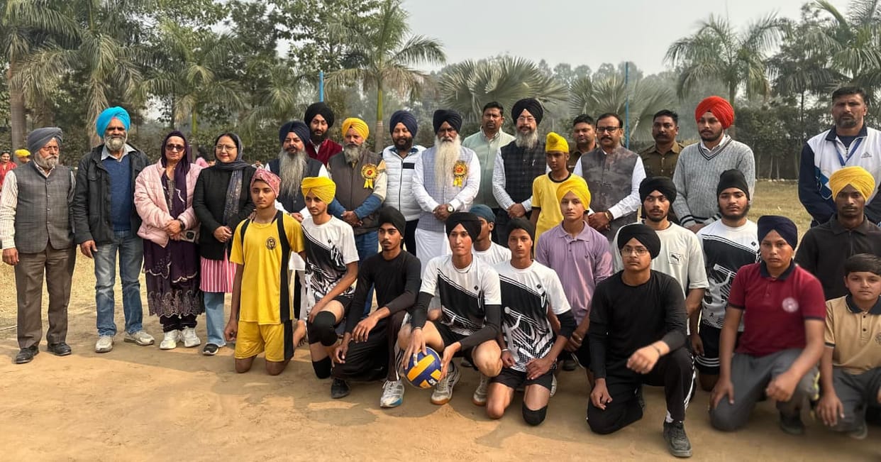 Players performed in the three-day annual sports festival.