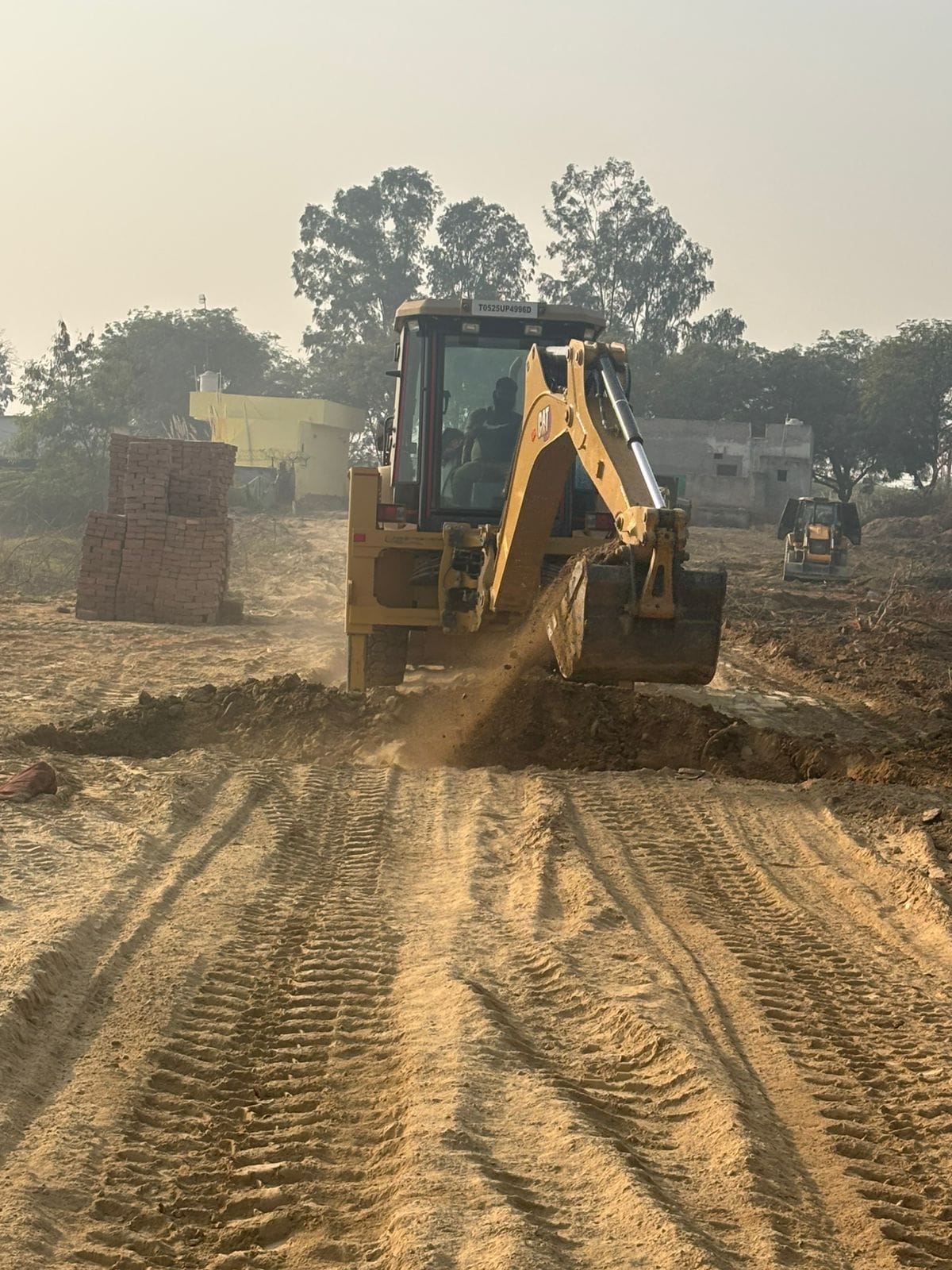 Bulldozers were used to demolish illegal colonies in Nizampur Khurd and Sohti.