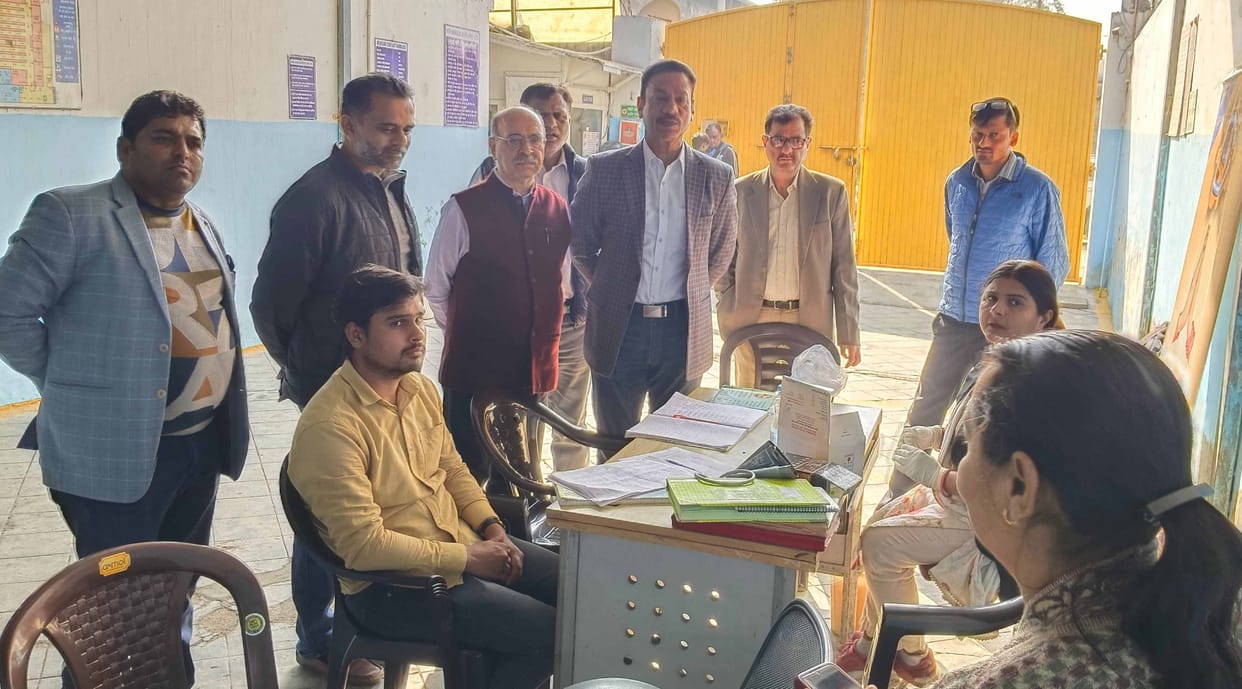 72 people underwent health check-ups at the camp.