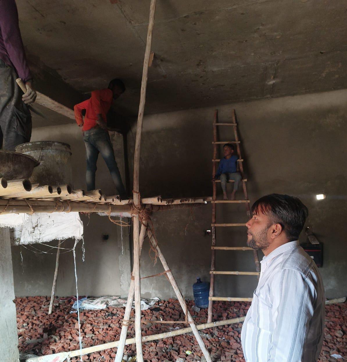 The corporation is building a dialogue center in Ahir Pada for small events
