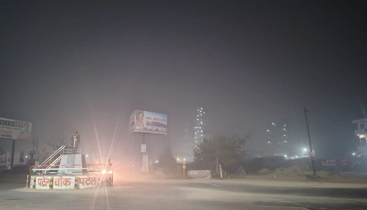 Roads disappeared in the fog, buses crawled along, and even the drivers were gripped by fear.