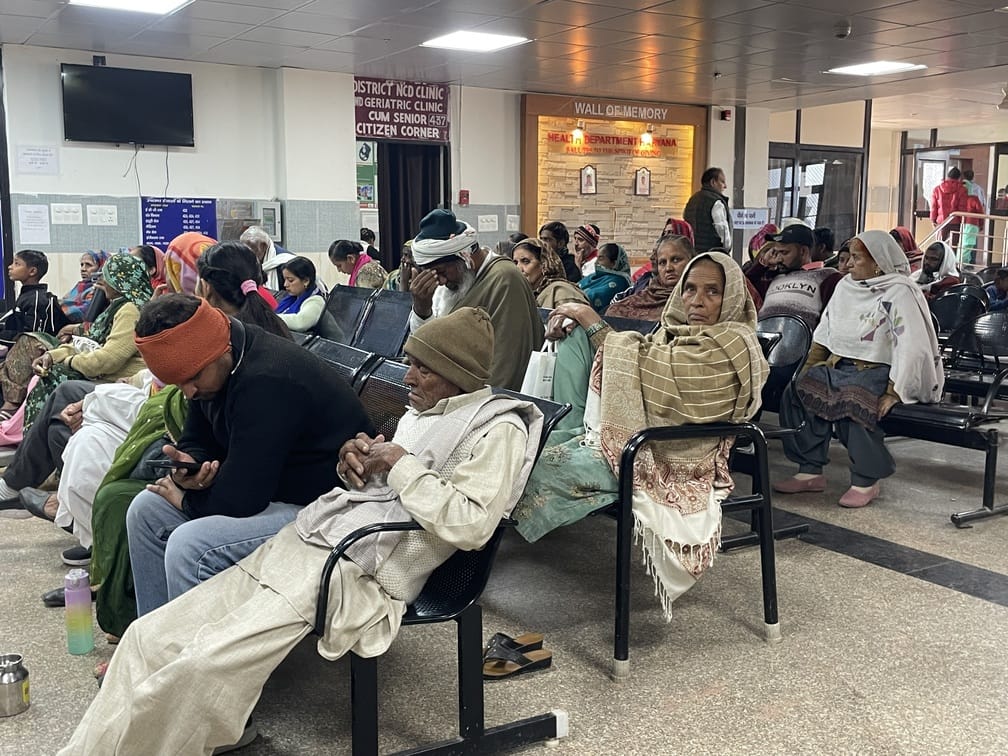 A sonologist in the civil hospital is facing problems in getting ultrasound done.