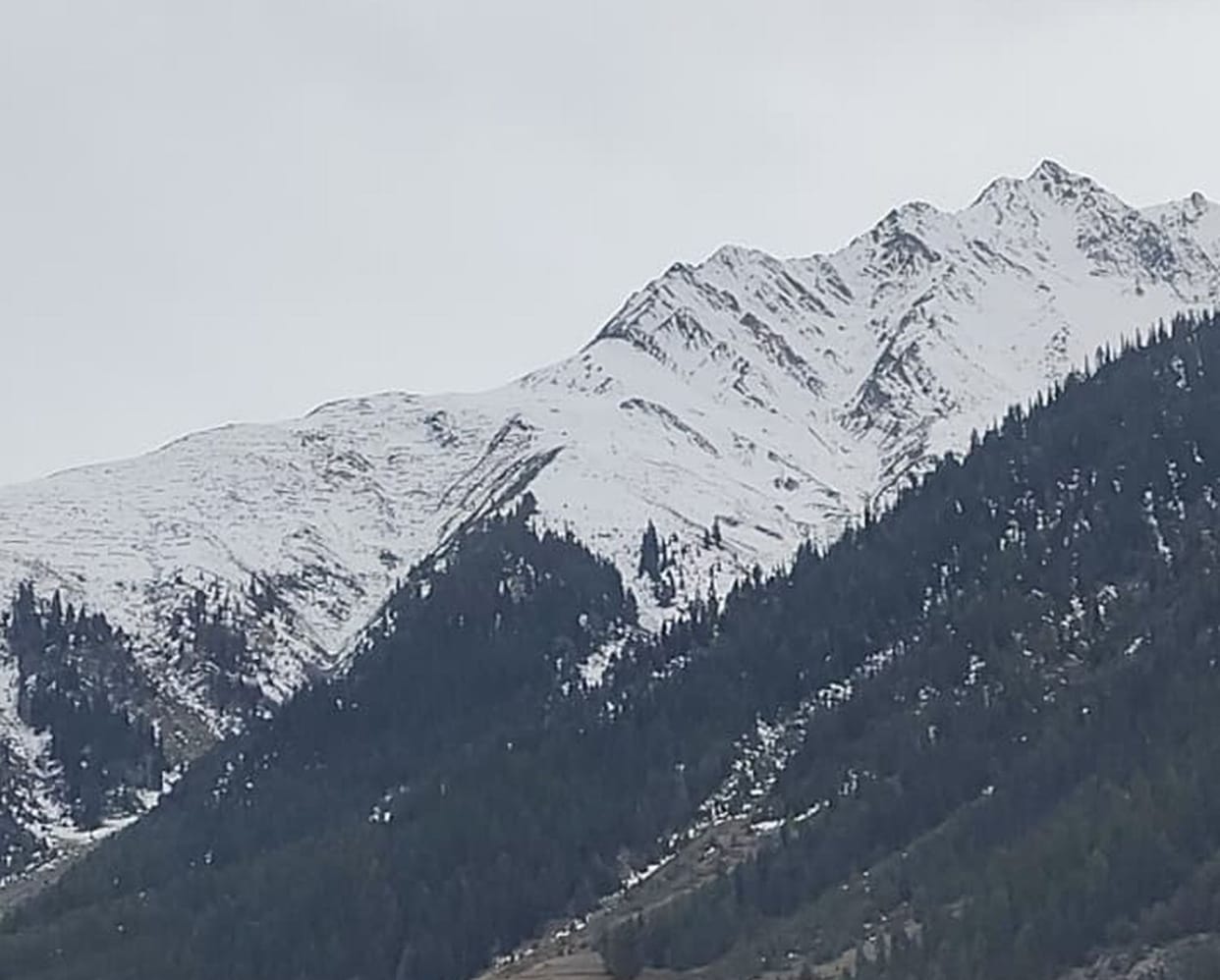 The sky was covered with thick clouds, it did not rain
