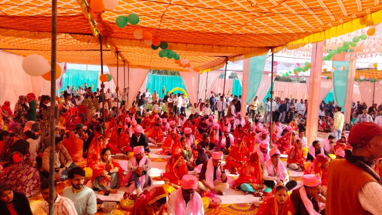 Moradabad: Action taken against irregularities in mass marriage scheme; six village secretaries suspended