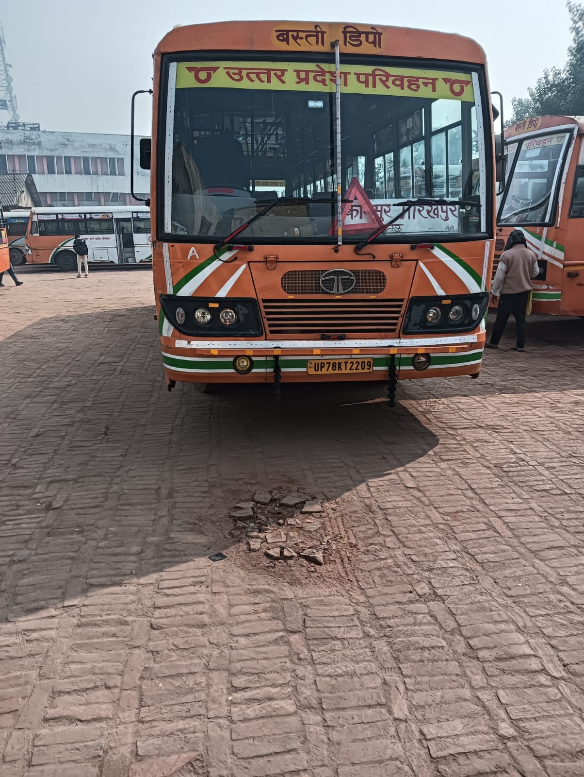 Passengers will not shiver in the cold...the corporation has repaired the buses.