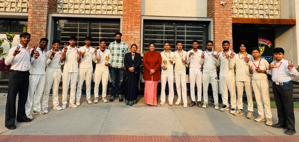 SD Public School are the champions in cricket