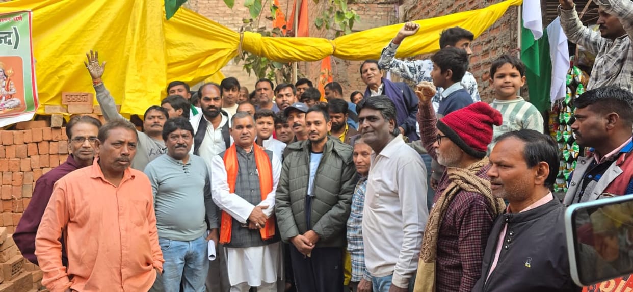 The farmers' protest continued for the third day